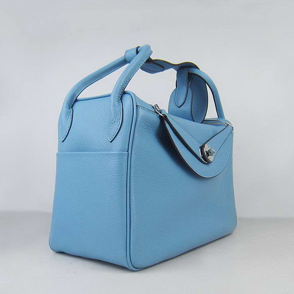 High Quality Replica Hermes Lindy 26CM Shoulder Bag Light Blue